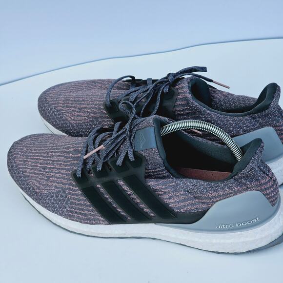 Adidas Ultra Boost  Gray/ Pink 2017 Size 14